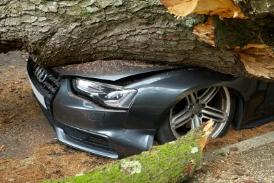 Parking lot with insurance and liability considerations for paid operations.