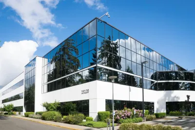 Office building parking garage with revenue optimization opportunities.