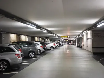 Modern automated parking enforcement system with LPR cameras replacing manual methods.